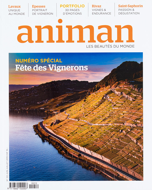 40 pages pour le Magazine Animan -  Régis Colombo photographe Lausanne